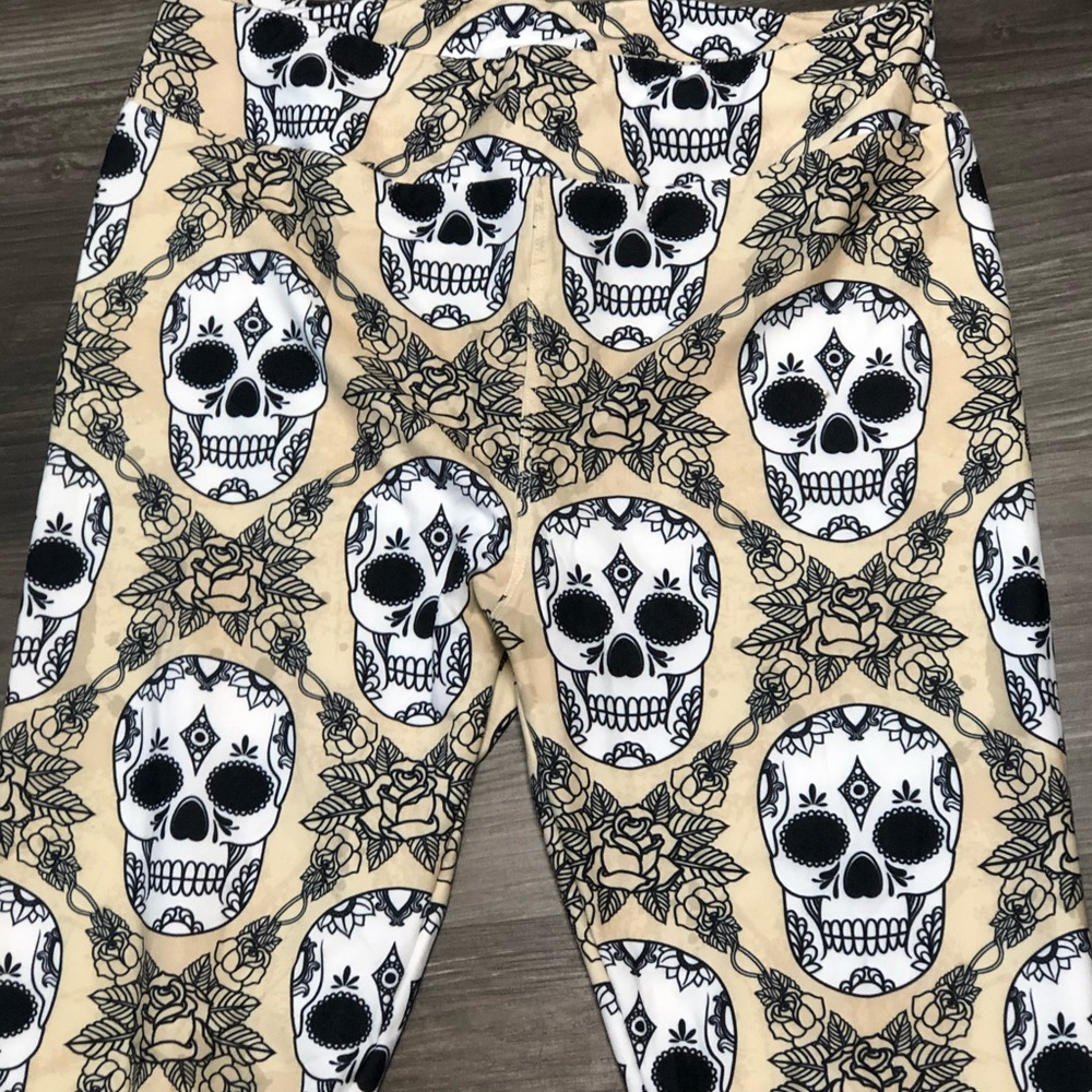 Sugar Skulls Leggings XL